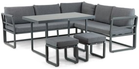 Dining Loungeset 5 personen Aluminium Grijs  Domani Furniture Beatrice