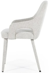 By-Boo Fika Scandinavische Eetkamerstoel Met Armleuning Beige