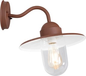 Moderne buiten wandlamp roestbruin IP44 - Kansas