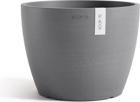 Ecopots bloempot Stockholm 24 - Rond - Grey - Diameter 23,3 x H17,7 cm