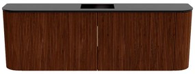 Mondiaz Joya 125cm toiletmeubel ronding links/rechts ruby met wastafel faye midden 1 kraangat urban
