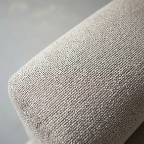 Kleine Bank Met Chaise Longue Rechts Taupe