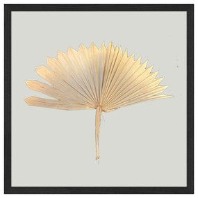 Rivièra Maison - Wall Art Summer Leaf 50x50 - Kleur: goud