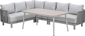 Garden Impressions Andong lounge dining set 5-delig - taupe