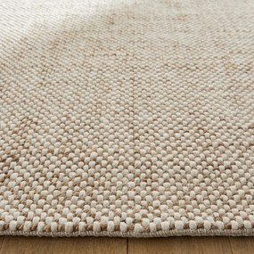 Vloerkleed in wol en jute, handgeweven, Ishaan