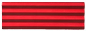Terre d'Azur Colina met ribbel 10x30cm rood glans