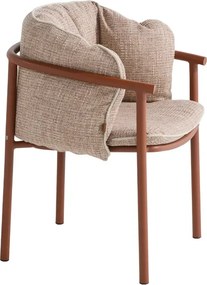 4 Seasons Outdoor Coral tuinstoel Spicy Tuinstoel   beige weerbestendig