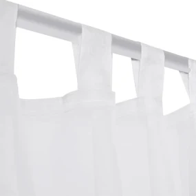 vidaXL Witte Vitrage 140 x 225 cm 2 stuks
