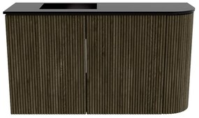 Mondiaz Joya 70cm toiletmeubel ronding rechts shadow met wastafel faye links zonder kraangat urban