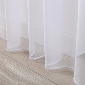 Dekoria Kant en Klaar Vitrage gordijn met plooiband, collectie Voile