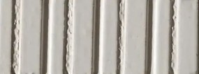 Valence Costela wandtegel ribbel 7.5x20cm bianco glans