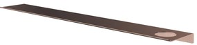Hotbath &More planchet 80cm met uitsparing voor een zeepdispenser of beker koper geborsteld PVD