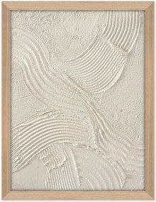 Handbeschilderde ingelijste canvasdoek Sand Shadow