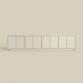 Beige Tv-meubel Japandi 200 Cm - 200x40x45cm.