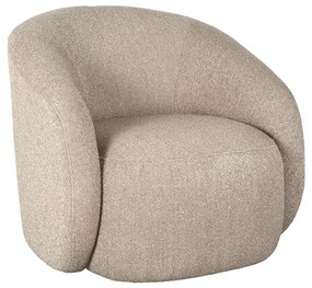 Label51 Alby fauteuil taupe boucle
