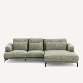 XL hoekbank rechts van stevig katoen, MARSILE