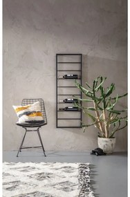 Kare Design Bistro Zwart Wijnrek Hangend - 42x6x120cm.