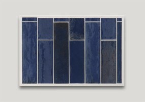 Hoogglans Handvorm Wandtegel 7x28 Cm Sarasota Blauw A450