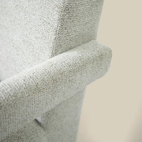 Japandi Fauteuil Creme Stof