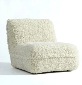 Teddy Fauteuil Zonder Armleuningen Wit