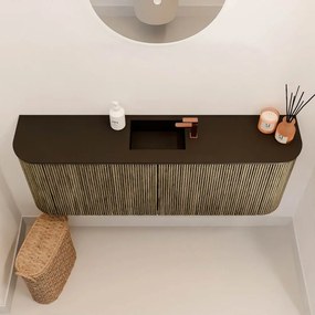 Mondiaz Joya 115cm toiletmeubel ronding links/rechts dusk met wastafel faye midden 1 kraangat urban