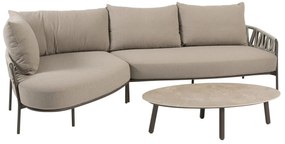 Taste by 4 Seasons Calma chaise loungebank terre Loungebank   bruin weerbestendig