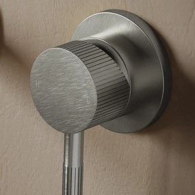 Saniclear Exclusive Stripes inbouw wastafelkraan RVS