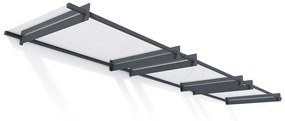 Moderne deurluifel Nancy 4,5 m Palram - Canopia antraciet