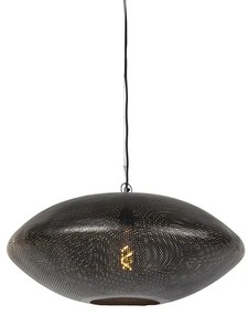 Oosterse hanglamp zwart met goud 60 cm - RadianceOosters E27 Binnenverlichting Lamp