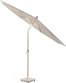 Riva parasol 300 cm rond sandstone ivoor met kniksysteem