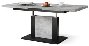 ORION beton / zwart, salontafel
