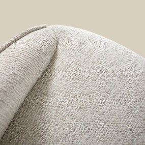 Creme Fauteuil Met Ronde Rugleuning
