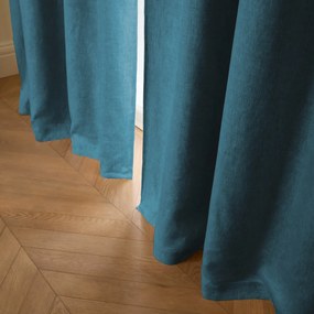 Verduisteringsgordijn van gewassen linnen, verborgen lipjes, Private