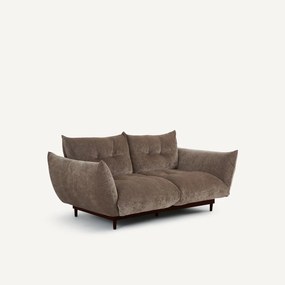 3-zits compacte bank in fluweelmix, VITORIA