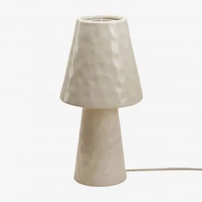 Portia Keramische Tafellamp Beige – Crème - Sklum