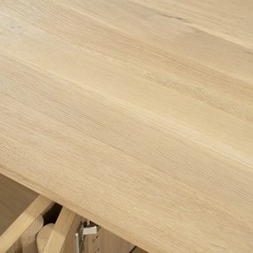 Eleonora Jake Modern Tv-meubel Eikenhout Naturel 183 Cm - 183x47x50cm.