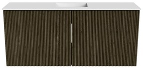 Mondiaz Joya 90cm toiletmeubel shadow met wastafel faye midden zonder kraangat talc