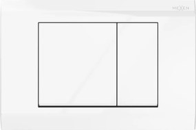 Mexen Fenix Air 01 pneumatische spoelknop, glanzend wit - 6A0100