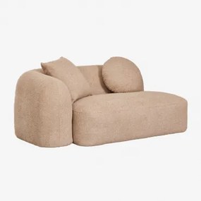 Linker Hoekmodule Voor 2-zits Modulaire Bank In Chenille Coco Chenille Dik Lattebruin - Sklum