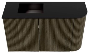 Mondiaz Joya 70cm toiletmeubel ronding rechts shadow met wastafel faye links 1 kraangat urban