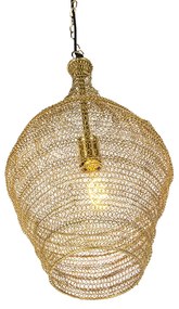 Oosterse hanglamp goud 30 cm - Nidum