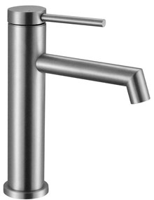 Wastafelkraan Rea Foss Brush Steel Low