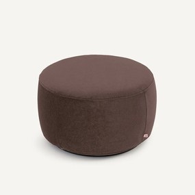 XL voetenbank in linnen fluwelen, Rosebury, ontwerp door Emmanuel Gallina