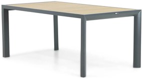 Tuinset 4 personen 180 cm Aluminium/textileen Grijs Presto Tarenta/Borello