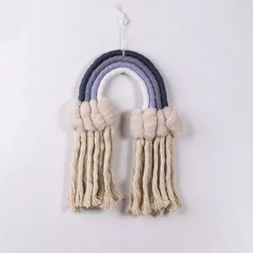 Decoratief Muurkleed Ruxi Kids Grijze Regenboog - Sklum