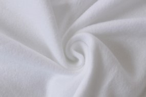 Hoeslaken molton - badstof matrasbeschermer - 90x200 - wit