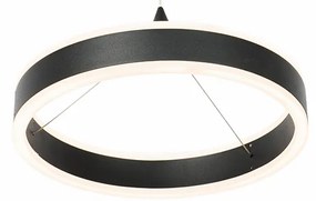 Hanglamp zwart 30 cm incl. LED 3-staps dimbaar - Lyani