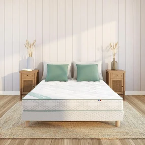 Matras in latex voor gevoelige rug, stevig, 16cm, 3 zones