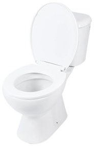 Differnz staand toilet duoblok PK wit