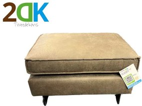 Tweedekans - Poef - Riverdance - leer Colorado grijs 02